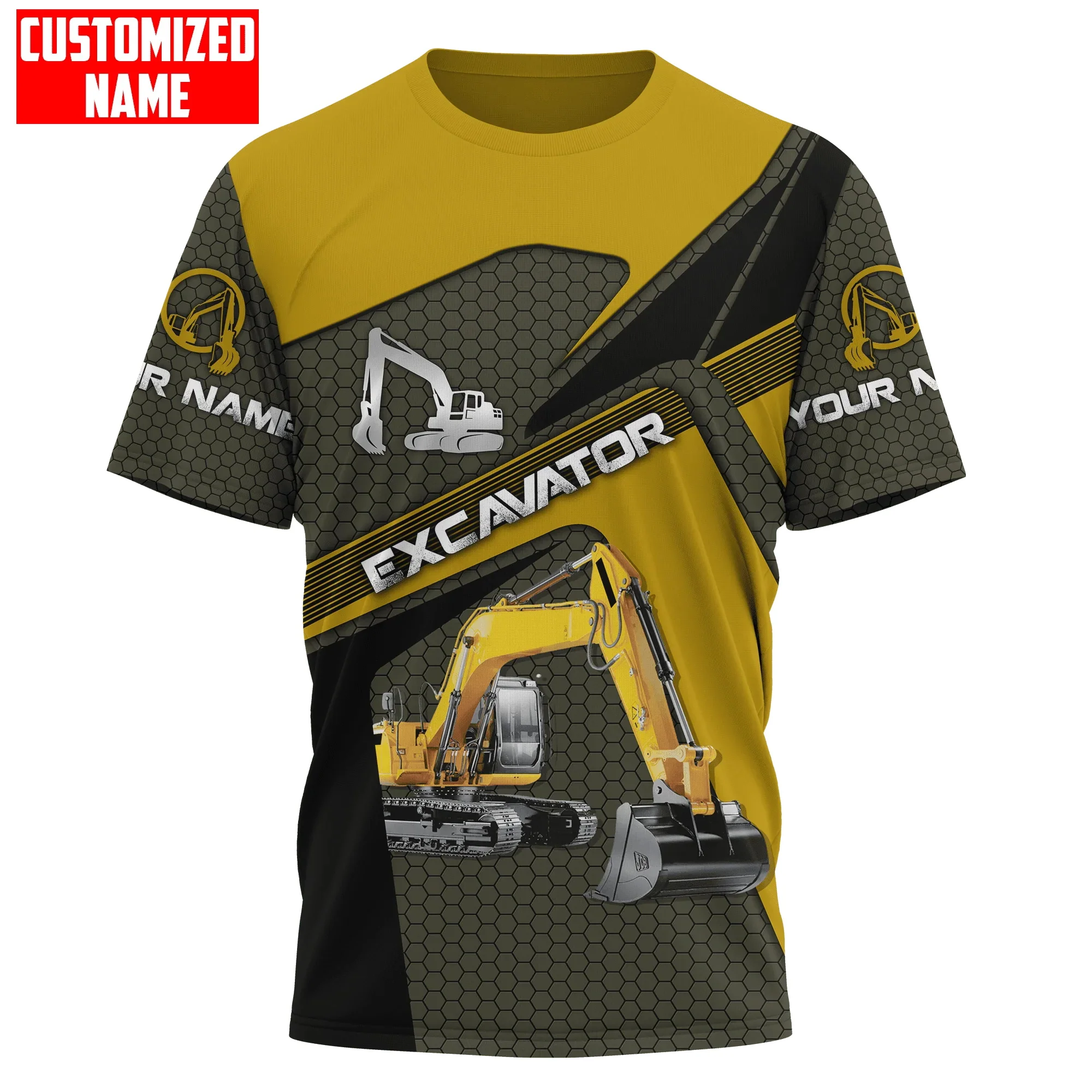 Personalized Name Excavator He - Heavy Equipment Names 评论和价格
