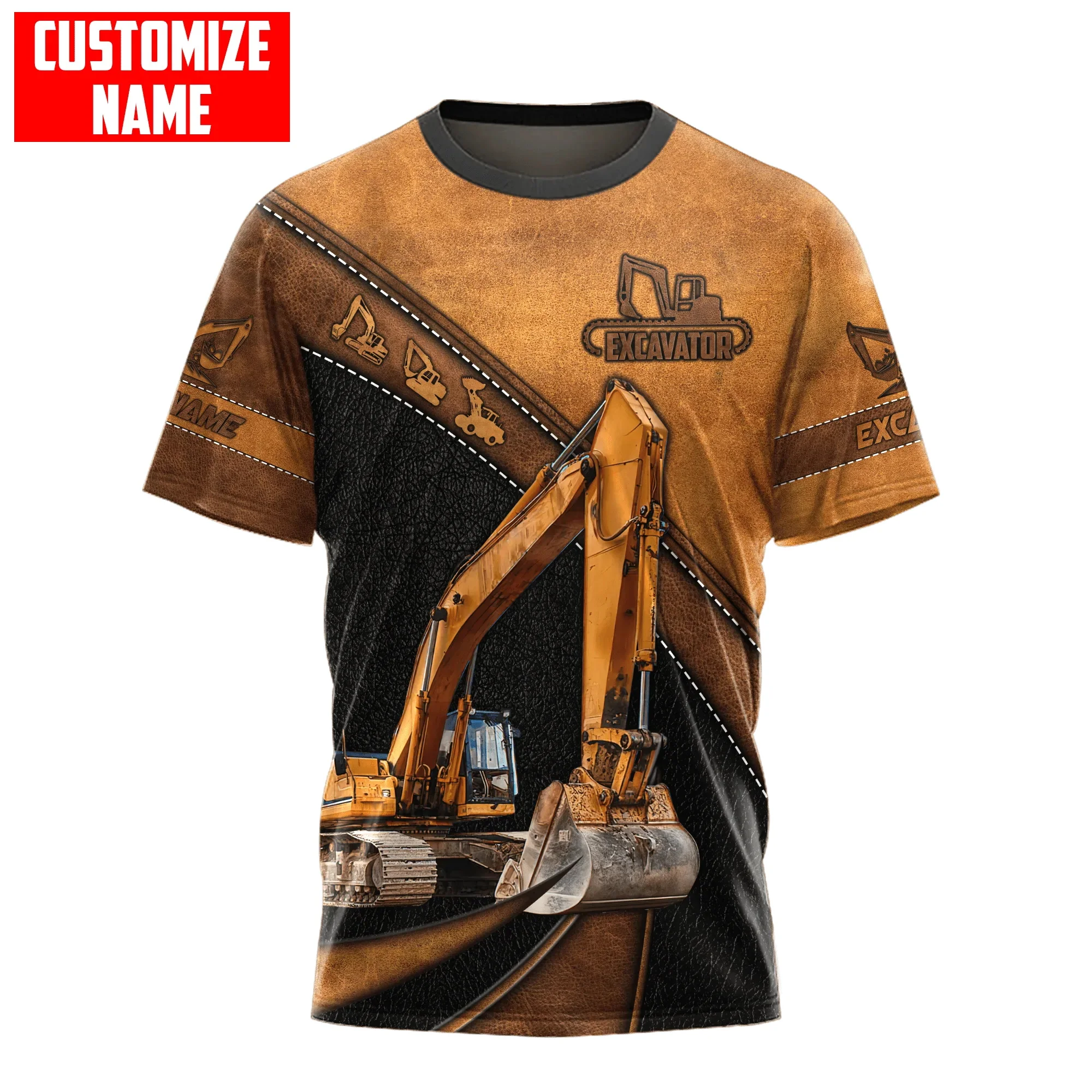 Personalized Name Excavator He - Heavy Equipment Names 评论和价格