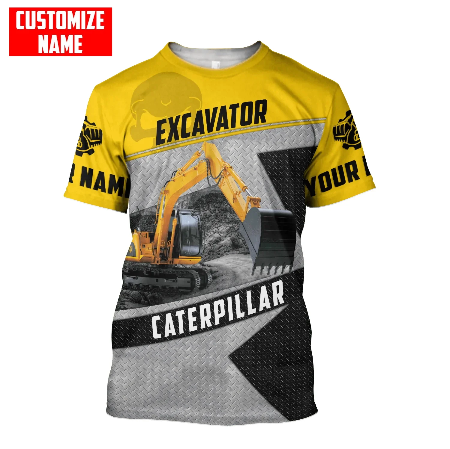 Personalized Name Excavator He - Heavy Equipment Names 评论和价格