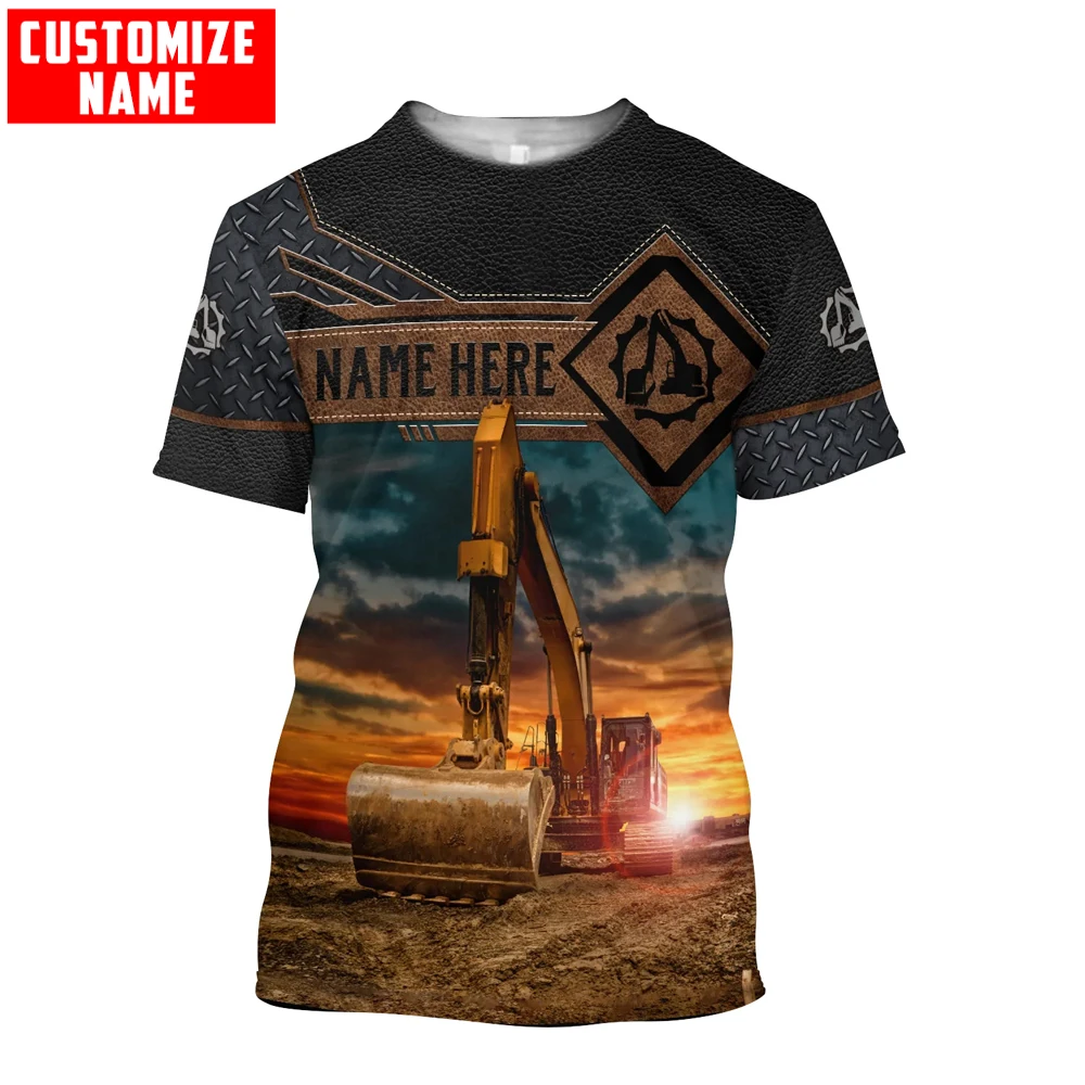 Personalized Name Excavator He - Heavy Equipment Names 评论和价格