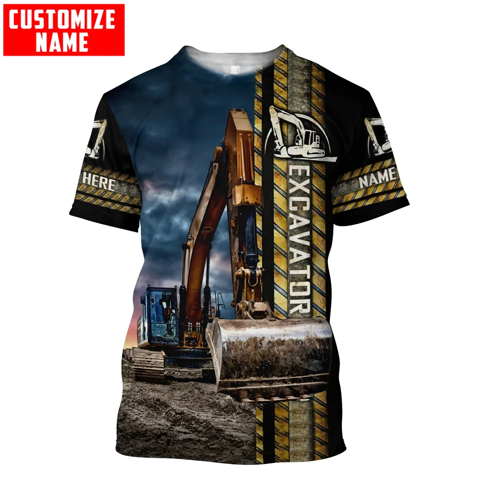 Personalized Name Excavator He - Heavy Equipment Names 评论和价格